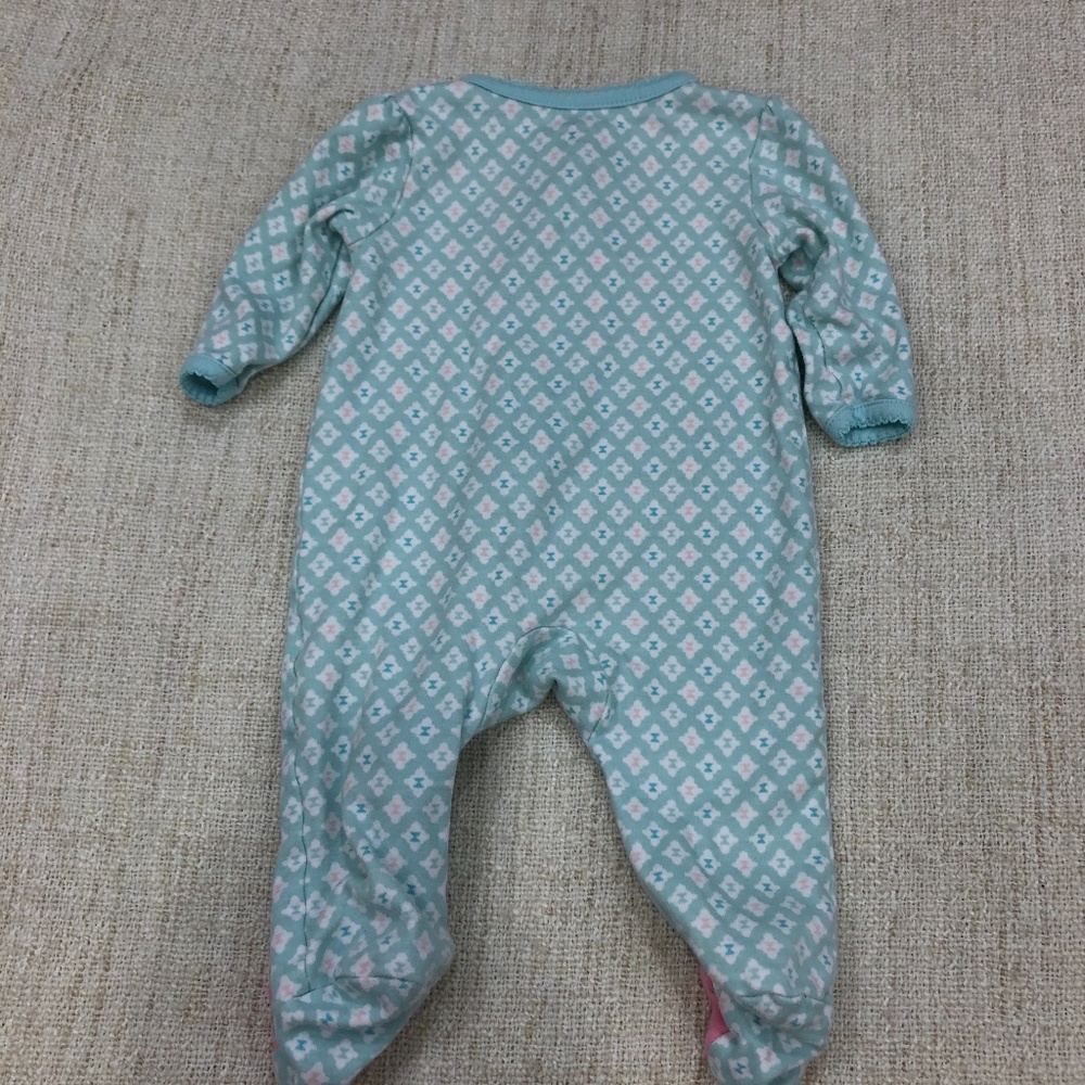 Carter's Little Sister Footed Pajama 3M - Picture 5 of 6